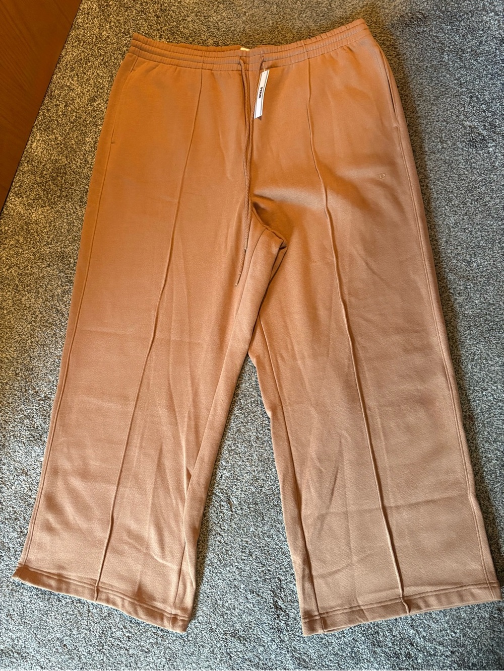 Victoria's Secret Camel Wide-Leg Pull-On Pants, Brand New, XXL